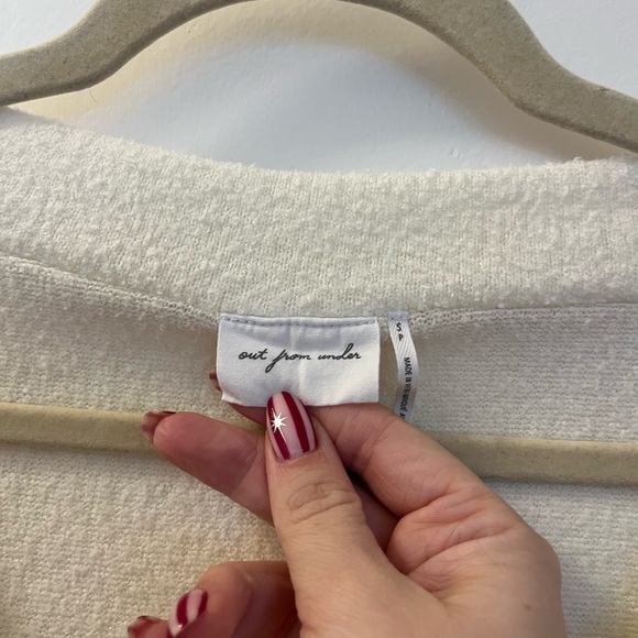 Urban Outfitters Out From Under Cody V-Neck Sweatshirt | size small - Picture 4 of 8